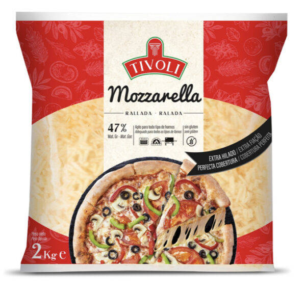 Mozzarella Tivoli Rallada 47% 2kg