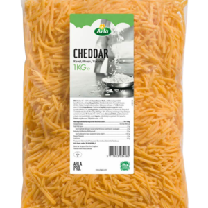 Queso Cheddar Rallado Naranja 1kg